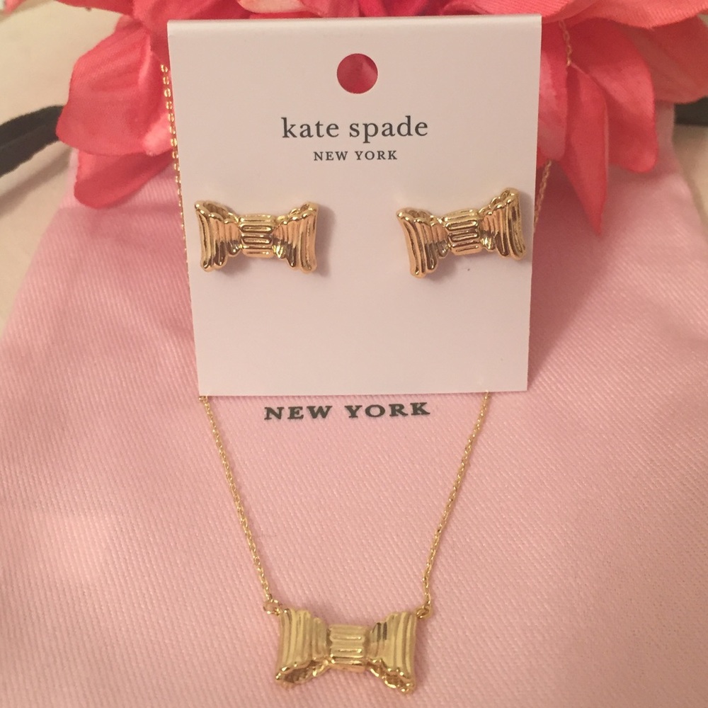 KATE SPADE ♠️ JEWELRY SET Earrings and necklaces - Picture 3 of 8